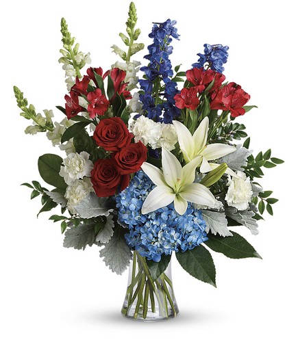 Colorful Tribute Bouquet from Racanello Florist in Stamford, CT